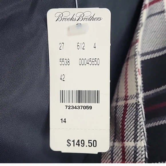 Brooks Brother plaid skirt sz14 - Picture 2 of 8